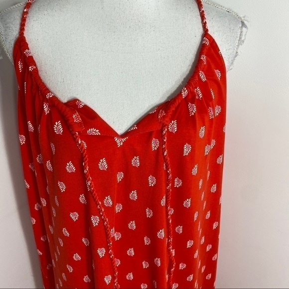 Boden Feather Print Slip Dress NWT Red Women’s 16 - Picture 9 of 10